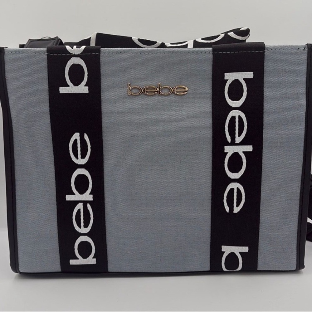 Bebe Black and Gray Women's Bag